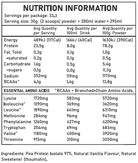 VEGE'D™ VEGETABLE PROTEIN 1KG